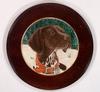 20" wooden Basswood Platter with portrait and background