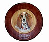 12" round Wooden Plates