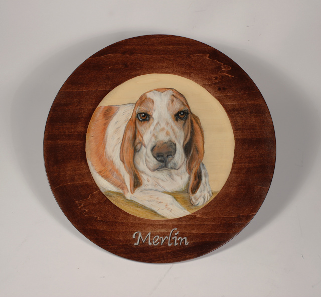 14" portrait platter