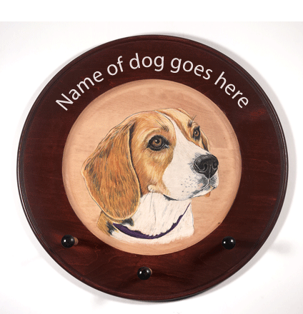 20" wooden Basswood Platter with portrait 